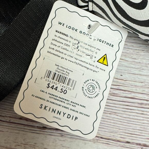 SKINNYDIP LONDON Betty Monochrome Shoulder Bag - Picture 5 of 5